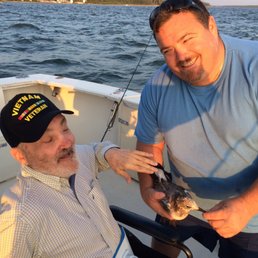 Charles and captain Brian Charles and captain Brian