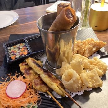 SriThai Thai Kitchen & Sushi Bar -Emory - THAI SAMPLER - Sushi Bars Near Me - Atlanta, Georgia
