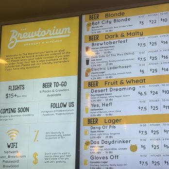 The Brewtorium Brewery & Kitchen - Brewpubs Near Me - Austin, Texas
