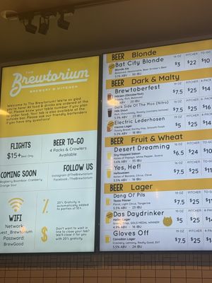 Menu photo 5 The Brewtorium Brewery & Kitchen Austin, TX