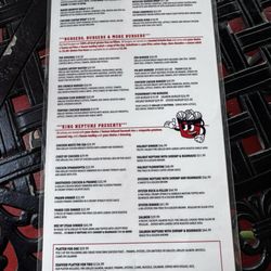 Clam Bucket Restaurant - Menu