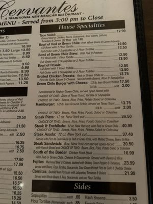 Menu photo 5 Cervantes Restaurant & Lounge Albuquerque, NM Menu photo 5 Cervantes Restaurant & Lounge Albuquerque, NM