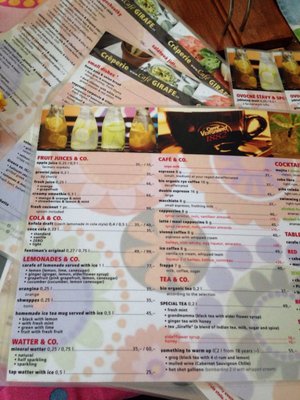 Menu photo 3 Café Girafe Prague, PR