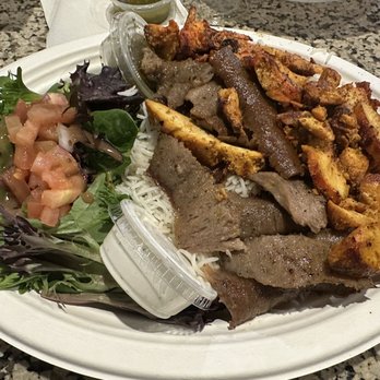 Baba Kabob - Gyro and chicken shawarma plate - Mediterranean Near Me - San Diego, California Baba Kabob - Gyro and chicken shawarma plate - Mediterranean Near Me - San Diego, California