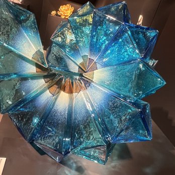 Imagine Museum - Blue colored glass pieces fused - Art Museums Near Me - Saint Petersburg, Florida Imagine Museum - Blue colored glass pieces fused - Art Museums Near Me - Saint Petersburg, Florida