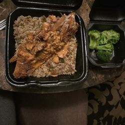 Bon Vivant - Js Special prepared with Red Snapper + Side of Broccoli