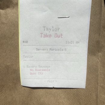 Earlybird Breakfast Burritos - Receipt - Breakfast & Brunch Near Me - San Diego, California Earlybird Breakfast Burritos - Receipt - Breakfast & Brunch Near Me - San Diego, California