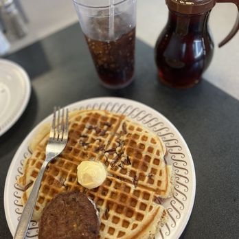 Waffle House - Waffle with sausage - Diners Near Me - Daphne, Alabama Waffle House - Waffle with sausage - Diners Near Me - Daphne, Alabama