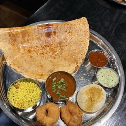 Ganga Indian Restaurant - Wednesday special dosa night unlimited Thali