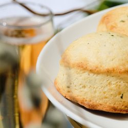 Genevieve Tea Services - White Cheddar & Herb Scones, delicious with traditional English Clotted Cream!