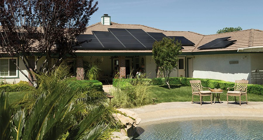 Slide of Evergreen Solar & Construction