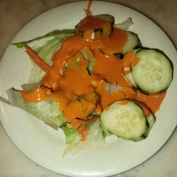 Flaming Grill & Buffet - Salad with French Dressing - Chinese Near Me - Newburgh, New York Flaming Grill & Buffet - Salad with French Dressing - Chinese Near Me - Newburgh, New York