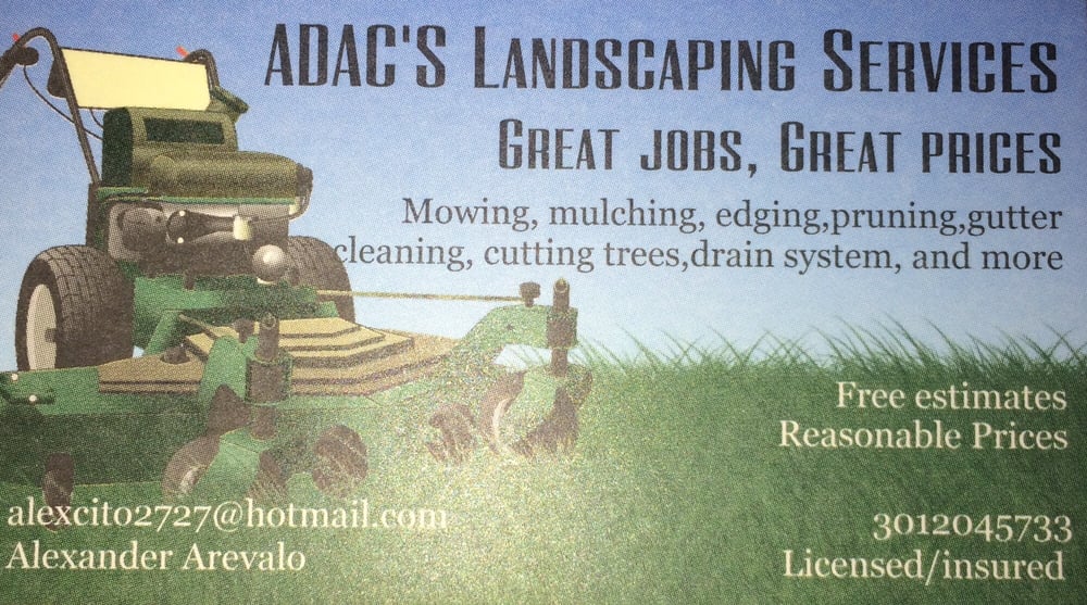 Slide of Adac's Landscaping Services
