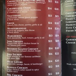 Connecticut Pizza and Pasta - Signature Pizzas Menu