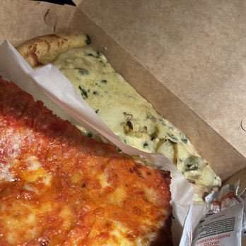 Artichoke Basille's Pizza - Artichoke Slice & Vodka Sicilian Square - Pizza Near Me - Berkeley, California