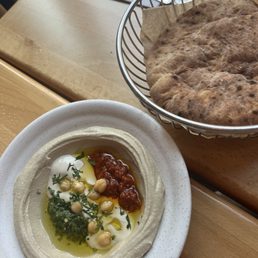 Hummus and pita