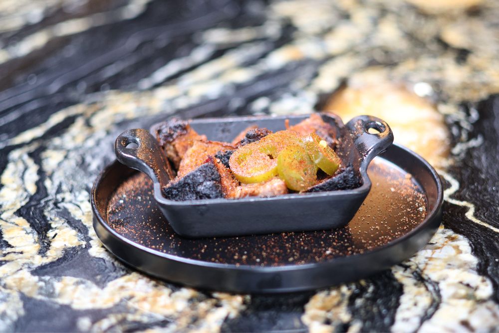 Food from Red Rock Downtown BBQ