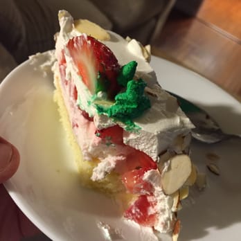 Phoenix Bakery - Inside of the personal-sized strawberry cake! - Bakeries Near Me - Los Angeles, California Phoenix Bakery - Inside of the personal-sized strawberry cake! - Bakeries Near Me - Los Angeles, California