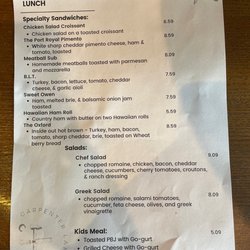 Carpenter Lane - Lunch