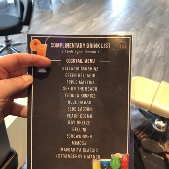 American Nail Bar - Drink menu (there's a back too!) - Nail Salons Near Me - Euless, Texas American Nail Bar - Drink menu (there's a back too!) - Nail Salons Near Me - Euless, Texas