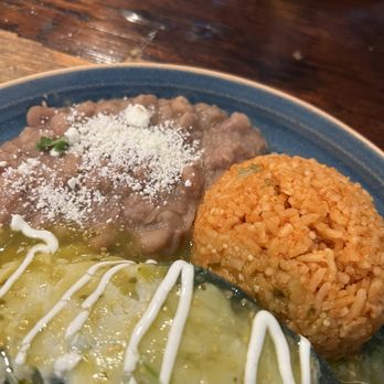 Maggie's Blue Rose - "Lazy" green enchiladas - Mexican Near Me - Avalon, California Maggie's Blue Rose - "Lazy" green enchiladas - Mexican Near Me - Avalon, California