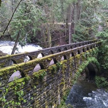 Whatcom Falls Park - The old stone bridge - Dog Parks Near Me - Bellingham, Washington