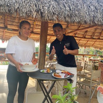 Margaritas On The Hills - Kevin and his mom - Seafood Near Me - Punta de Mita, NAY Margaritas On The Hills - Kevin and his mom - Seafood Near Me - Punta de Mita, NAY
