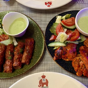 Atithi Restaurant - Lamb Kakorl Seekh and Chicken Tikka Angara - Indian Near Me - Rotterdam, ZH