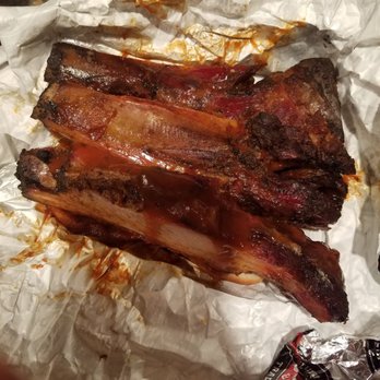 Full Moon BBQ - 3 bone Rib Sandwhich - Barbeque Near Me - Alabaster, Alabama