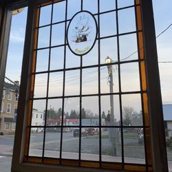 O'Heaphy’s Irish Pub - We sat next to this pretty window.