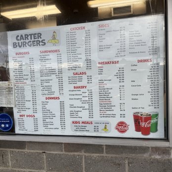 Carter's Fried Chicken - Menu - Chicken Wings Near Me - Cordele, Georgia