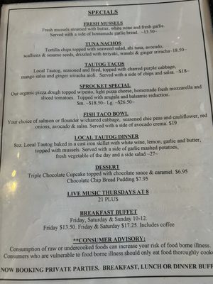 Menu photo 2 The Bike Stop Cafe Narragansett, RI Menu photo 2 The Bike Stop Cafe Narragansett, RI