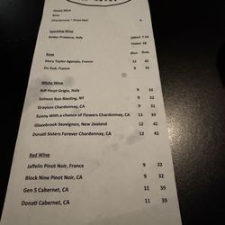 Menu part 2