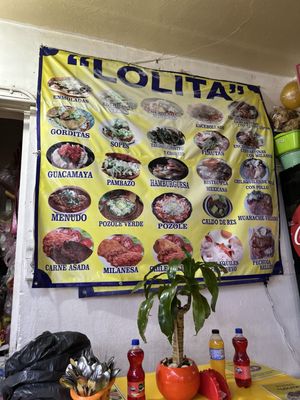 Menu photo 2 Fonda Lolita Guanajuato, GUA Menu photo 2 Fonda Lolita Guanajuato, GUA