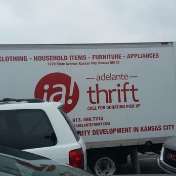 Adelante Thrift - The donation truck - Thrift Stores Near Me - Kansas City, Kansas