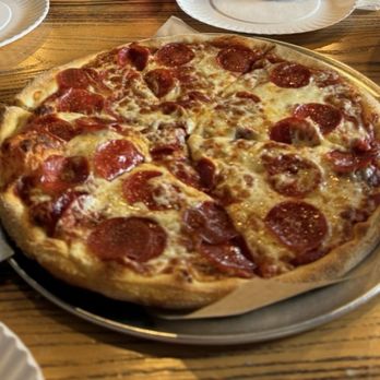 BrickFire Pizza - 12'' pepperoni pizza - Pizza Near Me - Newton, Massachusetts