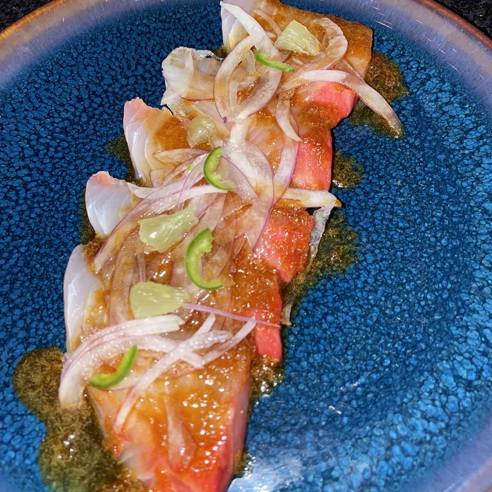 Ka'teen - Kanpachi crudo - Mexican Near Me - Los Angeles, California
