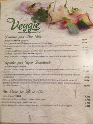 Menu photo 3 Veggie Zaragoza, Z Menu photo 3 Veggie Zaragoza, Z