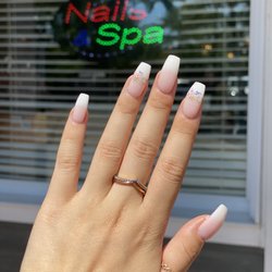 French ombré with design