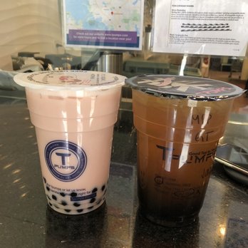 Tpumps - Strawberry rose milk tea and mango peach passion fruit green tea - Coffee & Tea Near Me - San Francisco, California Tpumps - Strawberry rose milk tea and mango peach passion fruit green tea - Coffee & Tea Near Me - San Francisco, California