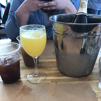 The Corner - Bucket of ice for chilling, fresh squeezed OJ, and coffee we ordered while we waited. - Cafes Near Me - Montclair, New Jersey The Corner - Bucket of ice for chilling, fresh squeezed OJ, and coffee we ordered while we waited. - Cafes Near Me - Montclair, New Jersey
