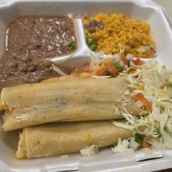 Tamales El Patio - $10 lunch combo (3 tamale, rice and beans) - Mexican Near Me - Oklahoma City, Oklahoma Tamales El Patio - $10 lunch combo (3 tamale, rice and beans) - Mexican Near Me - Oklahoma City, Oklahoma