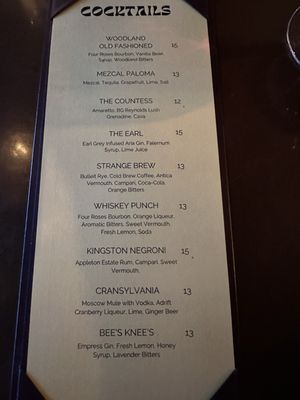 Menu photo 2 J Squared Barrel House Longview, WA