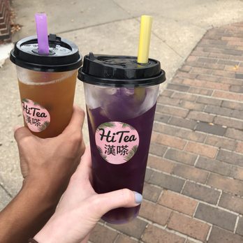 HiTea - Lemon flower tea and passion fruit with honey bubble - Coffee & Tea Near Me - Lawrence, Kansas