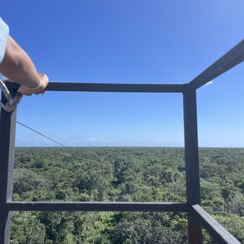 Maya Adrenaline - Top of the one zip line - Snorkeling Near Me