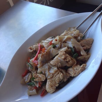 Thai District - Drunken Noodles w/ Chicken - Thai Near Me - Long Beach, California Thai District - Drunken Noodles w/ Chicken - Thai Near Me - Long Beach, California