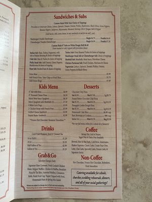 Menu photo 1 Dacusville Pizza Stop Easley, SC