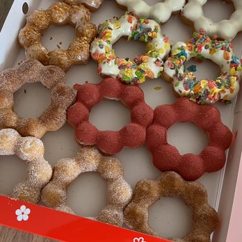 Soga Mochi Donut - 2 of each flavor: yuzu, churro, fruity pebbles, strawberry, original, coconut - Donuts Near Me - Saint Paul, Minnesota