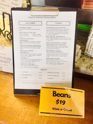 Menu photo 2 Circa's Coffee House Tyrone, GA
