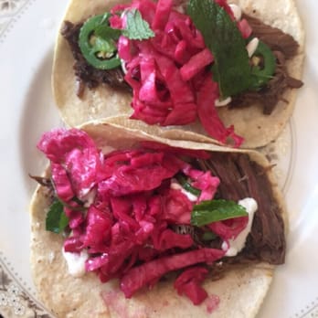 Antique Taco - Lamb tacos, great colors and flavor. Not my favorite, but still really good - Venues & Event Spaces Near Me - Chicago, Illinois Antique Taco - Lamb tacos, great colors and flavor. Not my favorite, but still really good - Venues & Event Spaces Near Me - Chicago, Illinois